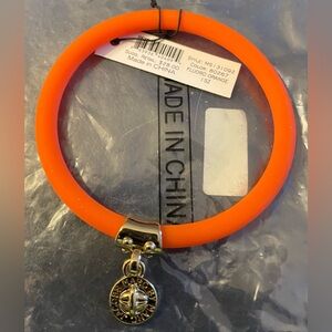 Marc By Marc Jacobs Orange Bracelet with Gold Charm